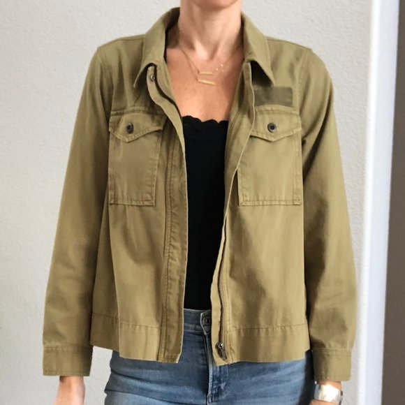 NWOT Madewell Army Swing Jacket sz M - Picture 8 of 16